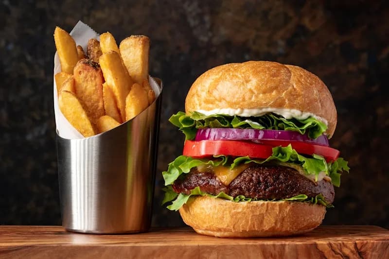 Mushroom Swiss Burger
